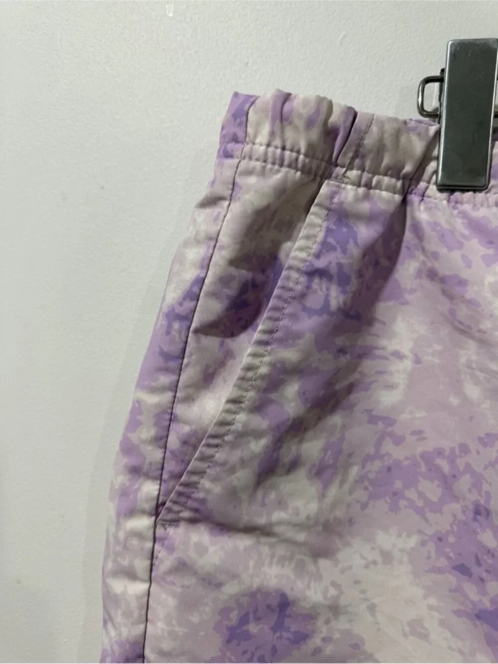 Hudson North Men’s Tie Dye Swim Trunks Shorts XL Purple White